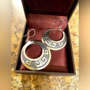 NWOT/ Vintage 1980’s, Sterling Silver earrings, Hand crafted in Mexico 🇲🇽 🩶🩶